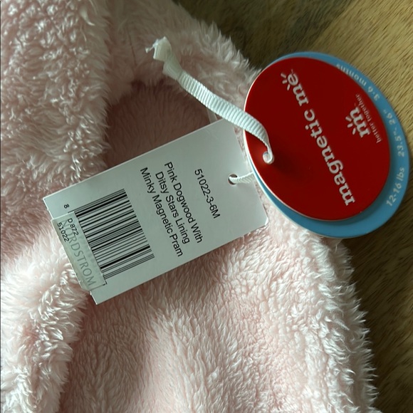 Magnetic Me Cozy Pink Fleece Baby Onesie Bunting Pram - Picture 4 of 6